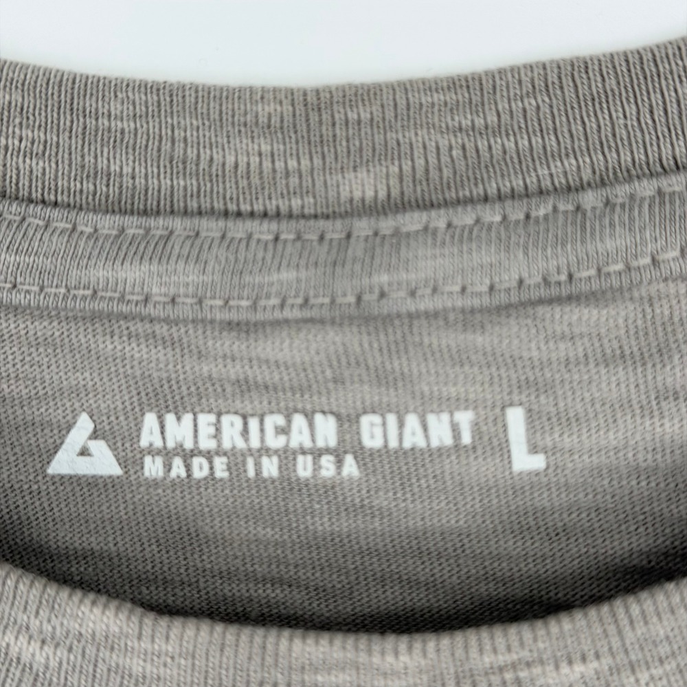 NEW American Giant Premium Slub Crew Long Sleeve T-Shirt Lot of 2 Men L Cotton - Picture 8 of 10